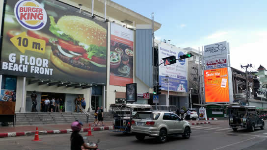 Foodland sign Royal Garden Plaza Pattaya